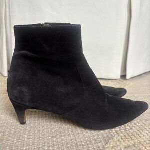 Isabel Marant Black Suede Ankle Boot